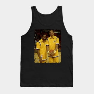 Magic Johnson and Kareem Abdul Jabbar of The Los Angeles Lakers, 1984 Tank Top